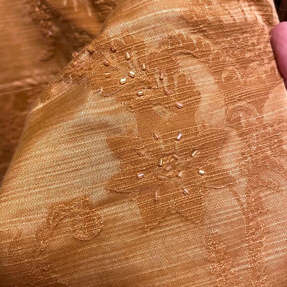 🎉HP!🎉Coldwater Creek Honey Brown Turkish Fabric Jacket (size PL) - Picture 8 of 8